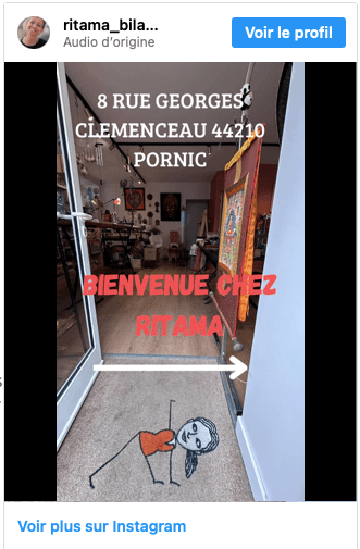 Instagram boutique pornic