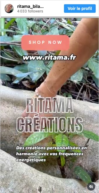 Storie instagram Ritama Créations